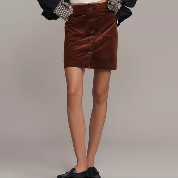 The Colette Corduroy Mini Skirt by Maeve - Picture 5 of 8